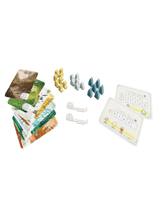 Horrible Guild: Evergreen: Pines and Cacti Expansion - Set of 2 Modular Expansions, Tree Growing Abstract Strategy Board Game, Ages 8+, Players - Image 4